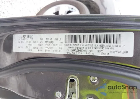 2017 Ram 1500 Big Horn from USA, damaged, VIN 1C6RR7LG5HS674490